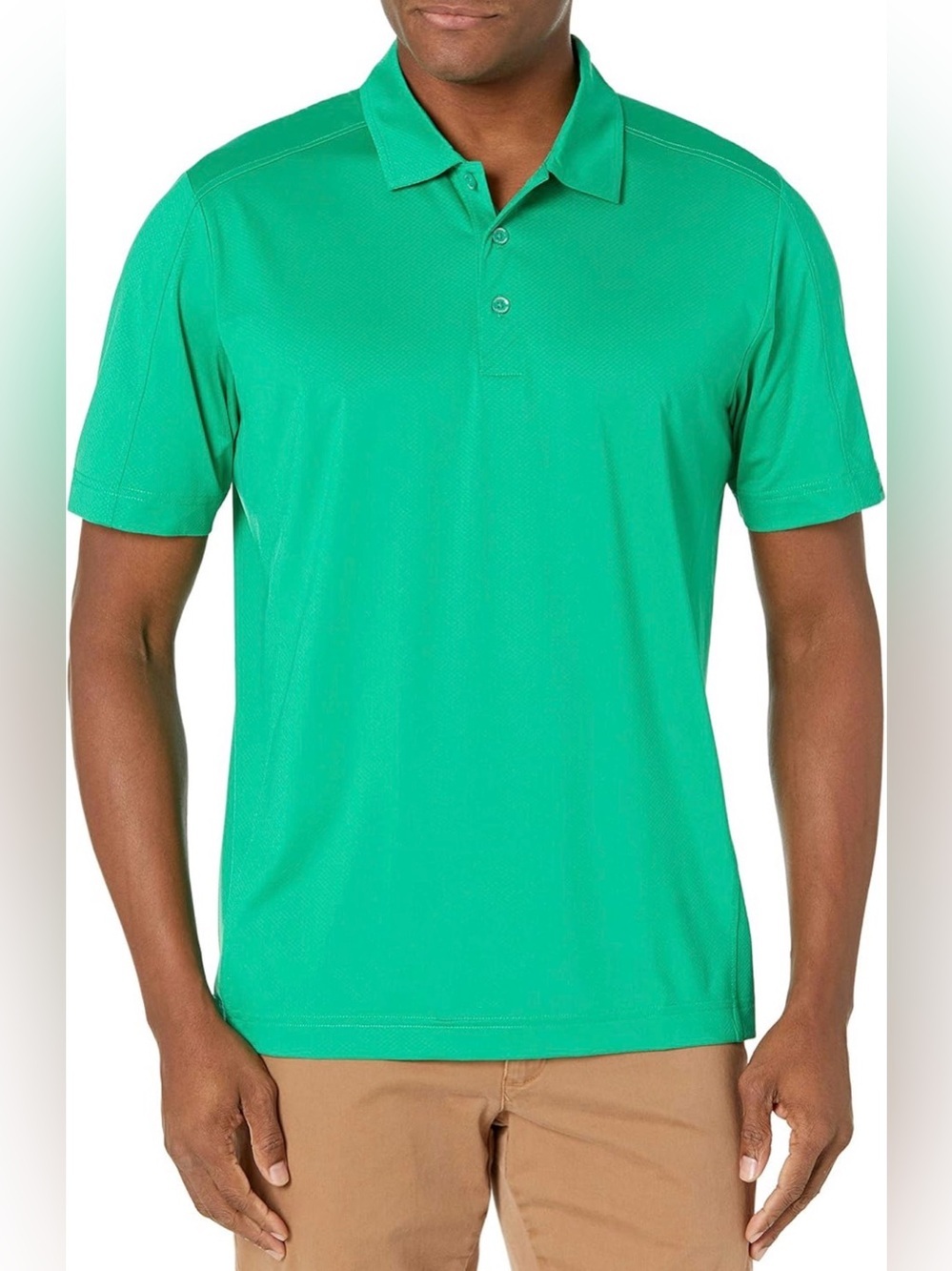 Cutter & Buck Prospect Polo XL “Kelly Green” DryTec UPF 50+ Golf Shirt NWT